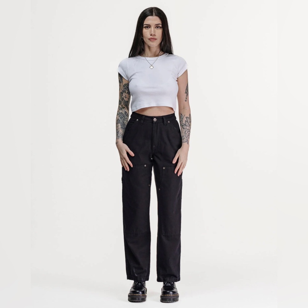 P&Co Albion Carpenter Pant - Black SZ 27 US / 10 UK 26L